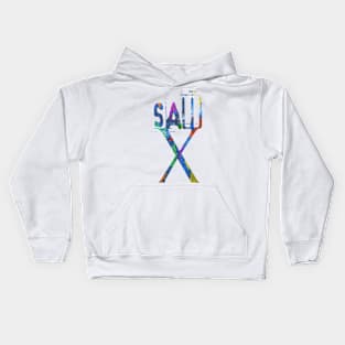 colourful SAW X ( saw 10 ) I Want To Play A Game movie billy puppet Kids Hoodie